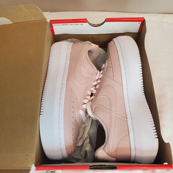 Nike Court Vision Alta Low Womens Platform Shoes Pink DM0113-600 Size 6.5 Sporty - Picture 6 of 13